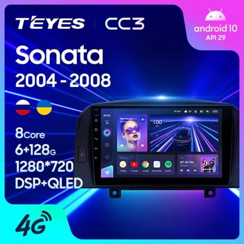 TEYES CC3 For Hyundai Sonata NF 2004 - 2008 Car Radio Multimedia Video Player Navigation stereo GPS Android 10 No 2din 2 din dvd
