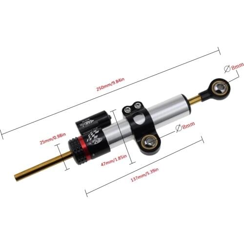 Universal Motorcycle Damper Steering Stabilize Safety Control For Yamaha MT09 MT07 YZF R1 R6 FZ1 XJR1300 MT-07