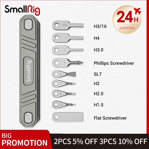 SmallRig Universal Folding Multi -Tool for Videographers Screwdrivers Tool Set With Allen Keys Phillips Screwdriver Tool - 2713