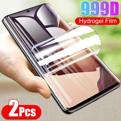 Screen Protector Hydrogel Film For Samsung Galaxy S10 S9 S8 Plus s20 Ultra s10e Note 10 9 8 Pro 20 FE Full Cove Not Glass