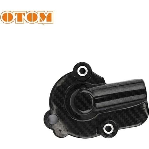 OTOM Motorcycle Water Pump Cover Protector For YAMAHA YZ250 YZ250X YZ YZX 250 Pit Dirt Bike Enduro Engine Real Carbon Fiber Case
