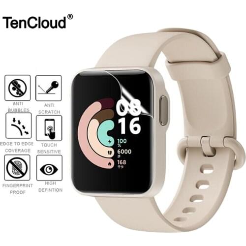 Protective Film For Xiaomi Mi Watch Lite Screen Protector For Redmi Watch Soft TPU HD Explosion-proof Hydrogel Film Not Glass