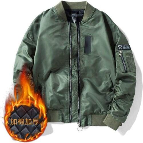 2020 Classic Ma1 Bomber jacket Men Plus size Flight Pilot Baseball jackets Male Waterproof Military Coat Couple Streetwear
