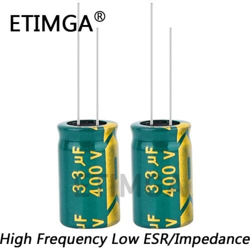 3pcs/lot 450v 33uf High Frequency Low Impedance 450v33UF Aluminum Electrolytic Capacitor Size 13*18mm 20