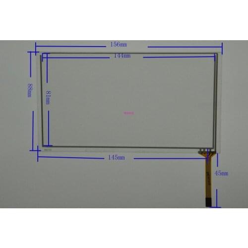 6.2-inch touch screen resistive touch screen peripheral bottom right corner of the outlet 155 * 88 GPS navigation