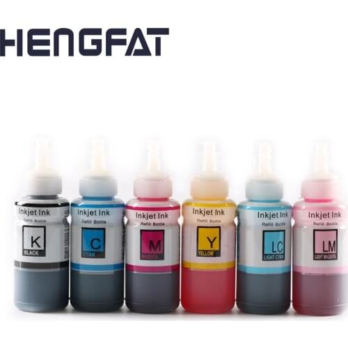 6color Refill Ink dye ink For Epson L101/L201/L301/L358/L551/L558/L360/L801/L810/L1800 Printer