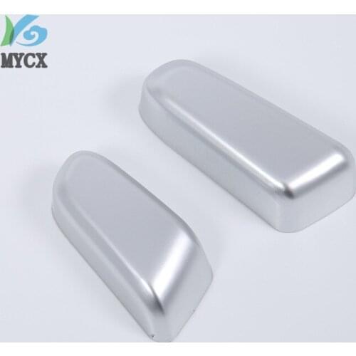 Car Styling accessories 2PCS ABS Matte Interior Car Seat Adjustment Button Cover Trim For Hyundai Kona 2017 2018