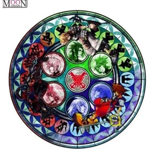 5D Diy Diamond Embroidery Colored Mandala Diamond Painting Picture Of Rhinestones,Cross-stitch Full Square&Round Drill Painting