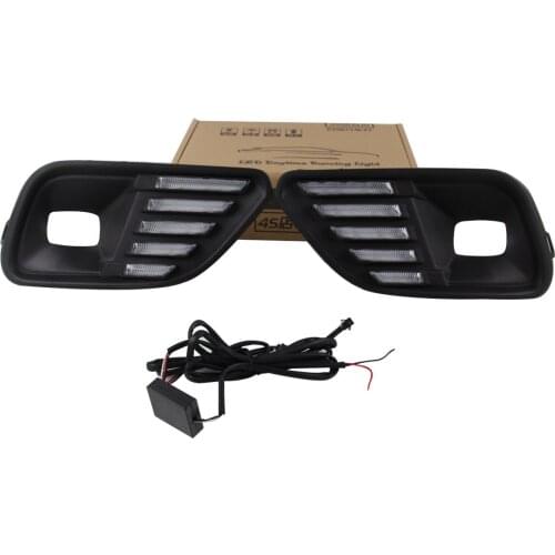 Flexible Car LED DRL For JEEP Cherokee 2019 Daytime Running Fog Front Light