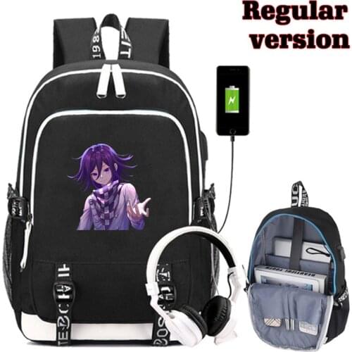 Canvas Backpack Fashion Campus Bag Large Capacity Danganronpa Printing Backpacks Book Bag