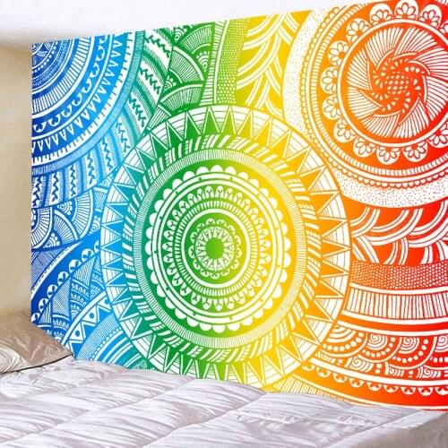 Lndian Mandala Tapestries Wall For Home Deco Living Room Bedroom Large Size