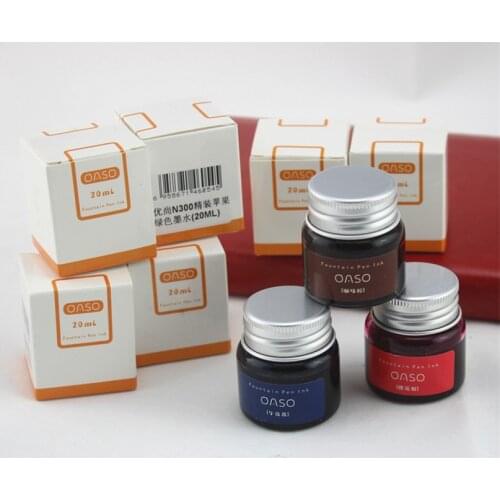 20ml Smooth Colorful Liquid Ink Bright Comics Ink Refill Without Fountain Pen Ink Pen Carbon Office School Stationary 03826