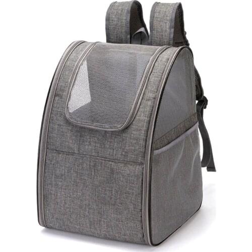 Pet backpack with dog and kitten outdoor travel folding bag ventilation high quality pet products