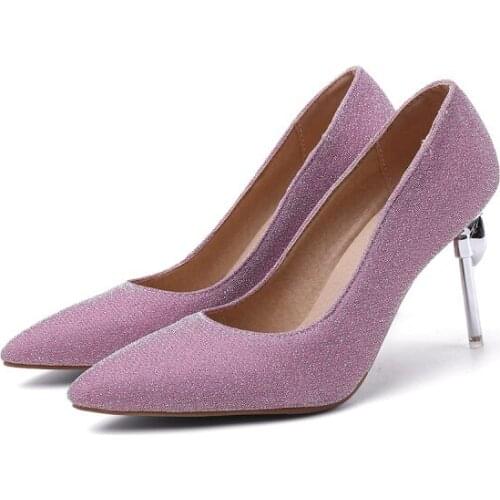 Big Size Pointed high heel shoes ladies high heels women shoes woman pumps