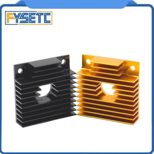 10pcs Aluminium Black/Gold Heat Sink Radiator 40 x40x11mm Cooling Fan Heatsink for 3D Printer MK7 MK8 Extruder Parts