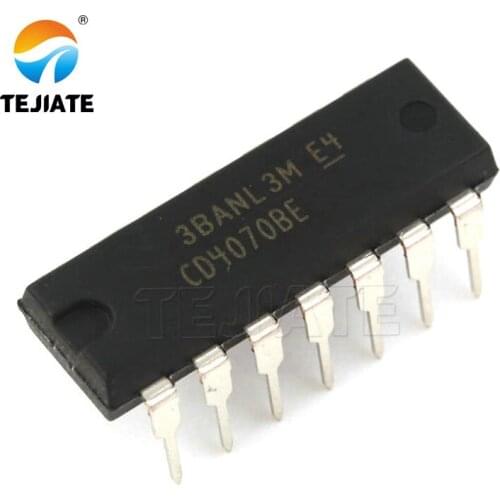 10PCS CD4070BE DIP14 CD4070 DIP 4070BE DIP-14 new and original IC