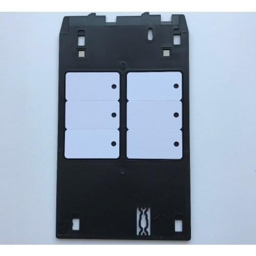 10pcs blank Inkjet 3up PVC Card cambo card+1pc ID Card Tray for Canon MG5400 5420 5422 5430 5450 5460 5470 5480 printers