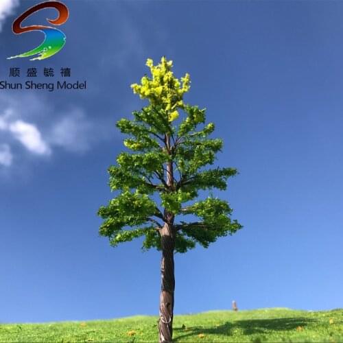 2-10PCS/SETS Green And Yellow Green Color Wire Tree For Model Desgin High 8CM--18CM