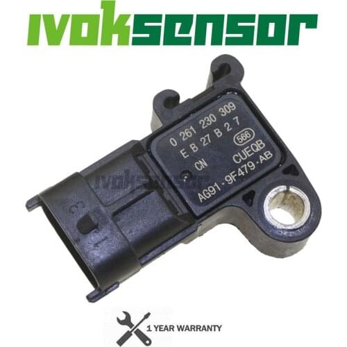 3 BAR Manifold MAP Sensor Boost Pressure Sender For Ford Citroen Jaguar Land Rover Mazda Peugeot Volvo 0261230309 0261230453