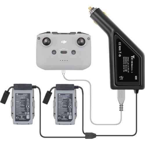 Mavic air 2 Car Charger Battery Charger USB port remote control charging for dji mavic air 2 drone accessories