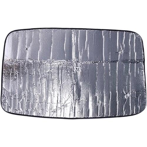 Car Summer Aluminum Foil Sunshade Suction Cup Fixing Windshield for Tesla Model3