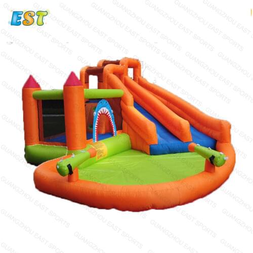 Large Inflatable Bounce House Jumper Playground Kids Play Castle Oxford Cloth Trampoline With Slide Jumping Bouncer for Children