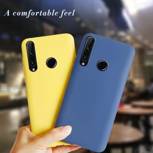 For Huawei Honor 10 Lite HRY-LX LX2 Case Honor 10 Lite Phone Case Candy Color Soft Silicone Back Cover For Honor 10Lite 6.21inch