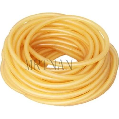 10M Natural Latex Rubber Tube Elastica Bungee for Hunting Slingshot Catapult Diameter Rubber Bands 2021