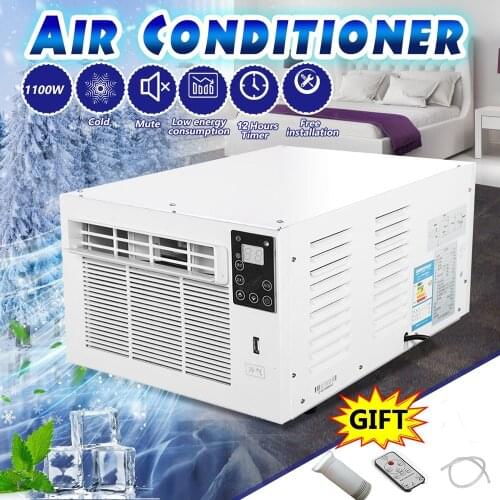 Portable Small Air Conditioner 110V/220V Smart Remote Control Energy Saving Dehumidification Air Conditioner Bedroom Air Cooler
