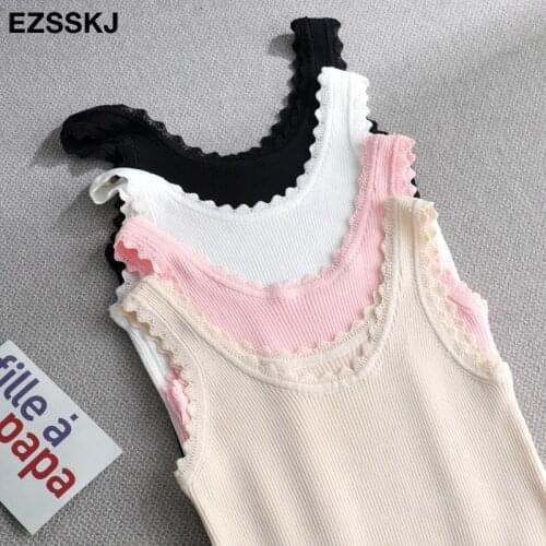 Ezsskj Women's Cropped Tank Tops