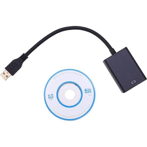 Usb 3.0 To Hdmi Hd 1080P Hdtv Audio Video Adapter Converter Cable For Windows 7/8/10 Pc