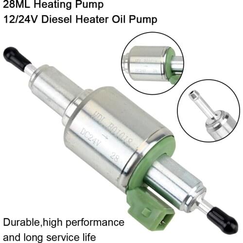12V 24V 28ml Oil Fuel Pump Pulse Pumping Meter Parking Heater Diesel Car Accessories For Webasto Eberspacher Heaters Universal