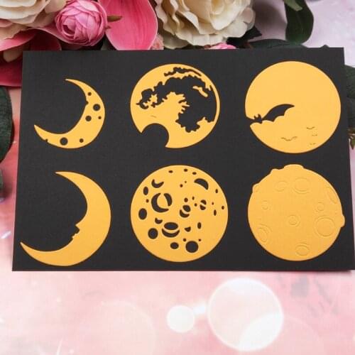 New Sun Moon Metal Cutting Dies Stencil Scrapbooking DIY Album Stamp Paper Embossing
