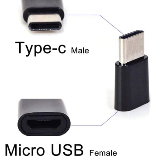 Micro USB Female to Type-c USB-C Male Adapter Converter Charging Connector