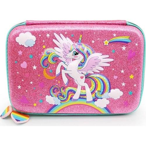 Unicorn Kawaii Pencil Cases School Supplies Estuche Case Box Cute Estuche Trousse Scolaire Licorne Piornik Pencilcase Stationery