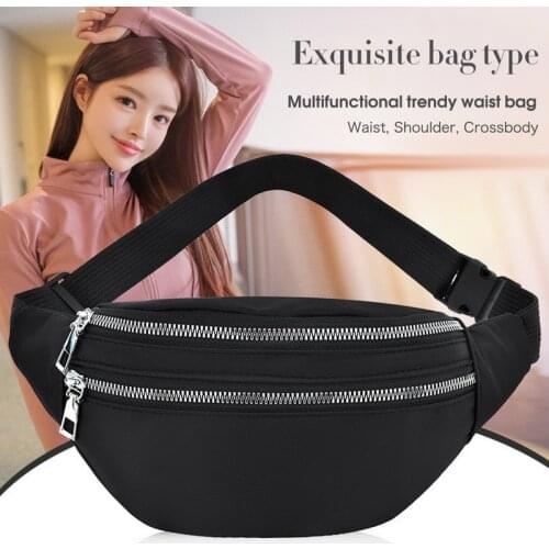 2020 New Waist Bags Waterproof Pack For Women Fashion Bum Bag Ladies Travel Crossbody Chest Bags Unisex Hip Bag Belt Purse