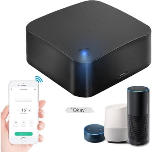 NEW Smart Wireless WiFi-IR Remote/Voice Control Infrared Air Conditioner TV Automation,Work with Alexa Google Home Assistant