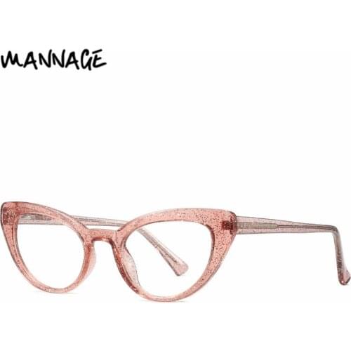 Transparent Cat Eye Eyeglasses Frame Women Men Optical Glasse Frame Blue Light Blocking Computer Glasses