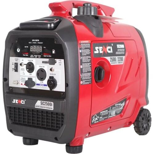 SENCI SC2500i China Portable Super Silent 3000w Portable Gasoline inverter generator