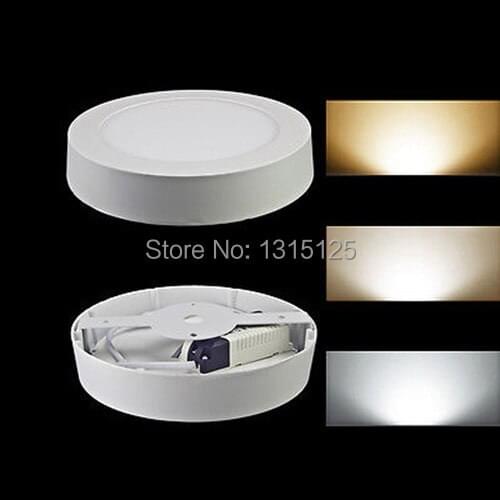 Modern design 12W LED ceiling or wall surface mounted downlight / round panel light kitchen light 170mm 5pcs/lot free shipping