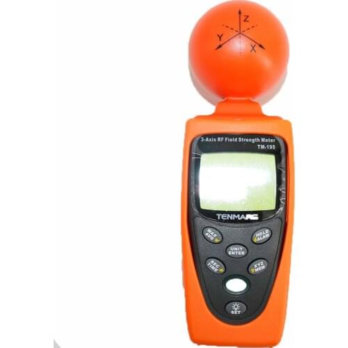 TM-195 3 Axis High Frequency RF Field Strength Meter EMF Tester TM195