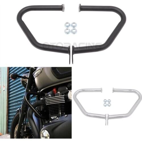 Motorcycle Bumper Engine Guard Crash Bars For Triumph Bonneville T100 T120 Bobber Thruxton 1200/R Street Cup/Twin 16 17 18 19