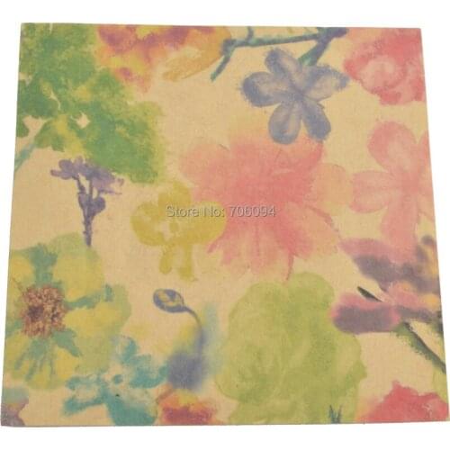 200PCS 10x10cm &13x13cm Pudding Bottle Sealing paper Strawberry Mini Square kraft package paper gift paper