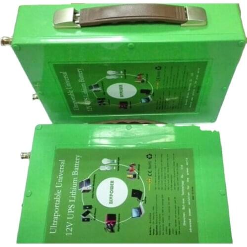 UPS 12 v battery 80ah 100ah 120ah rechargeable 12v lithium polymer battery with 12v battery charger