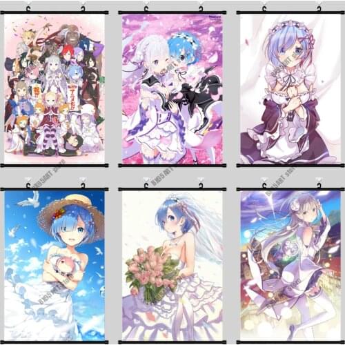 DIY Diamond Painting Anime Diamond Embroidery Full Square Life In Another World From Scratch Mosaic Cross Stitch Kits Home Decor