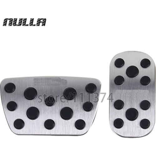NULLA No Drilling Aluminum Fuel Gas Accelerator Pedal Pad Brake Pedals for Toyota Prado Automatic AT Car Styling Replacement