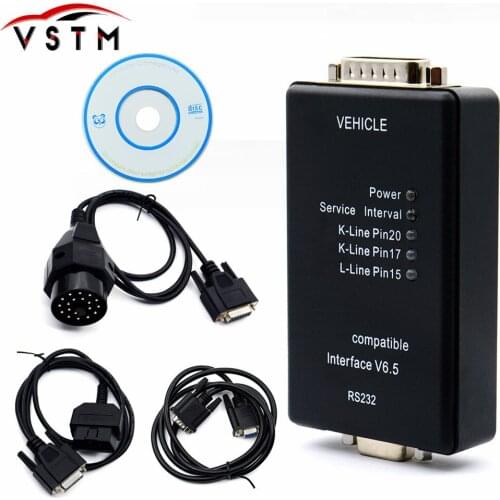 Auto Carsoft 6.5 For BMW ECU Programmer/MCU OBD2 Car Diagnostic Tool for BMW E30/E36/E46/E34/E39/E53/E32 with RS232 PC Interface