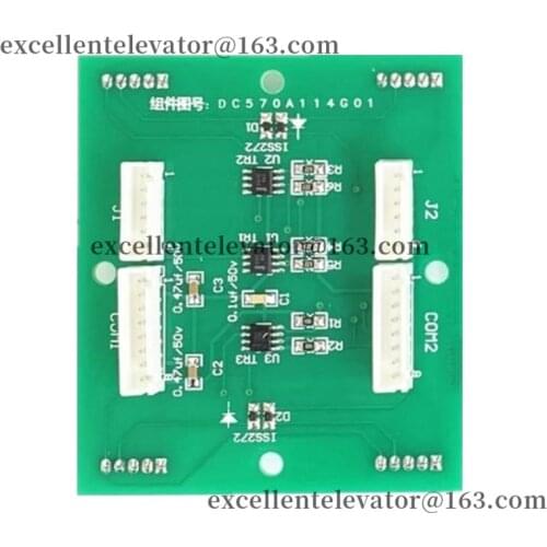 DC570A114G01 Elevator Button Board Use for Mitsubishi 1 Pack=5 Pieces