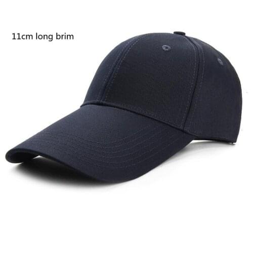 Mens and womens 11CM long-brimmed baseball cap summer sunscreen sun visor curved-brim hat