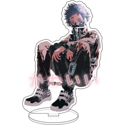 My Hero Academia Figure Stand Card Magic School College Acrylic Figure Stand Model Plate Desk Decor Standing Sign Key Chain